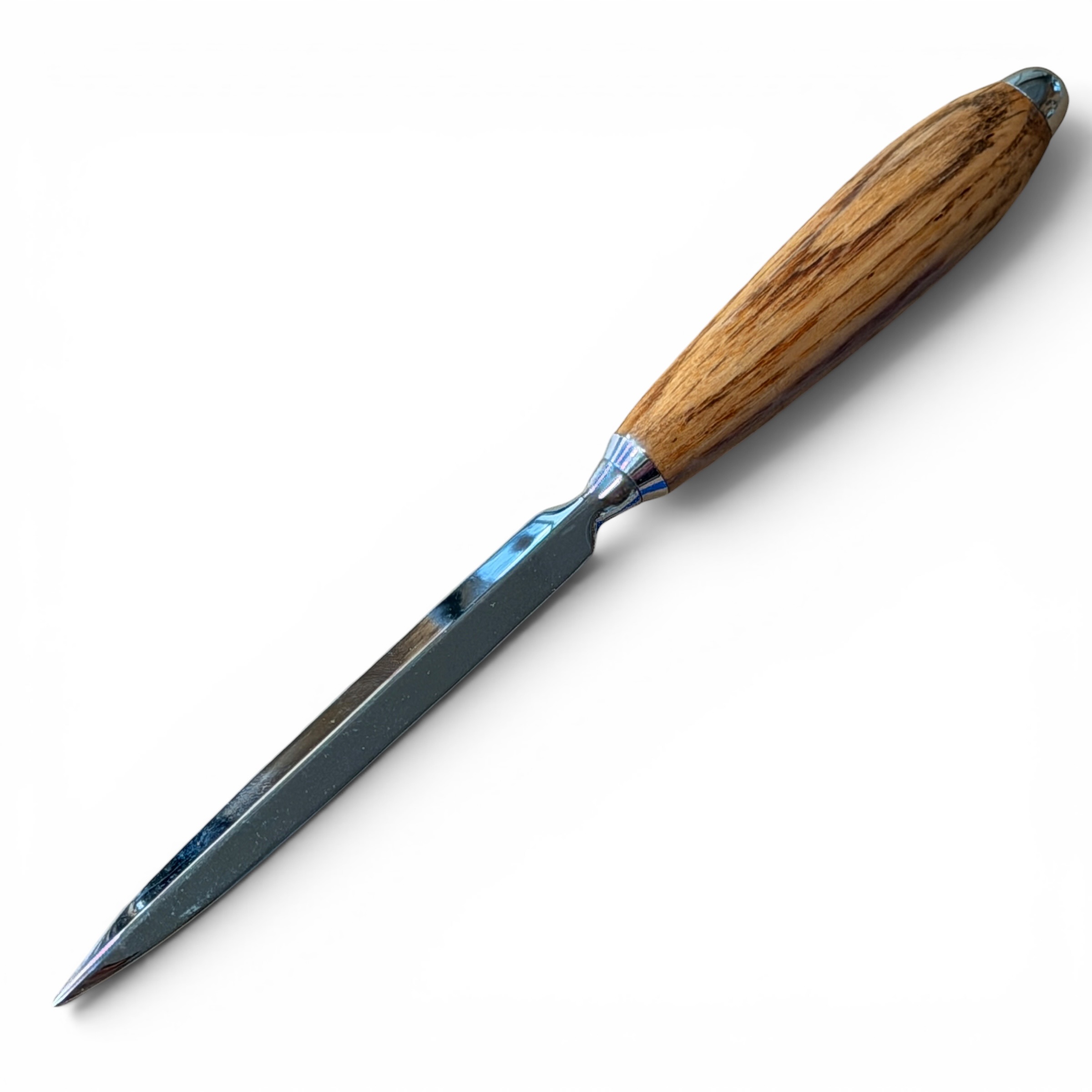 Letter Opener Chrome Michigan Red Oak
