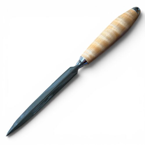 Letter Opener Chrome Curly Maple