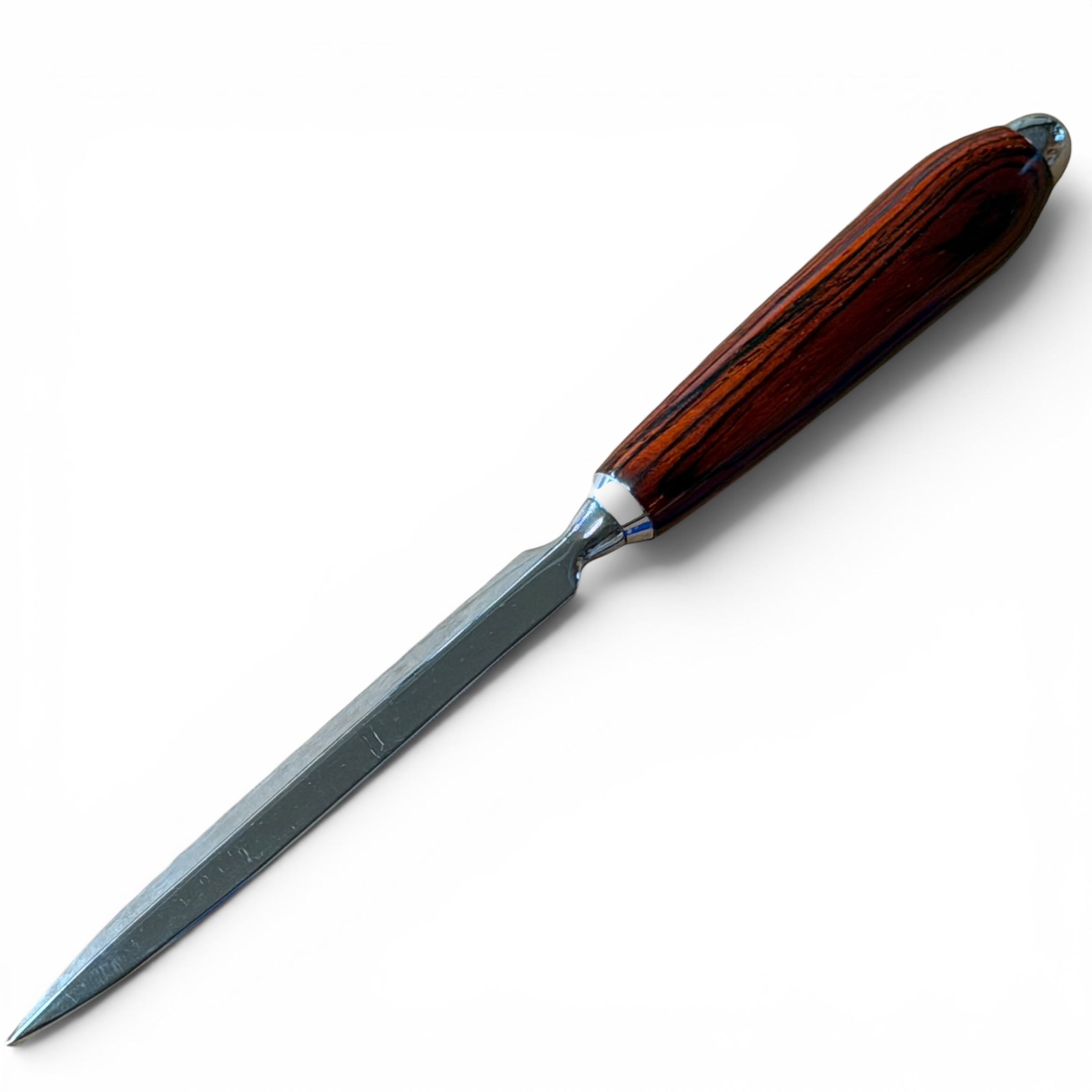 Letter Opener Chrome Cocobolo