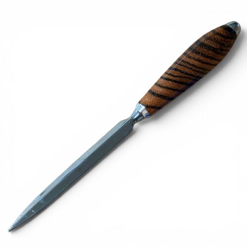Letter Opener Chrome Zebrawood