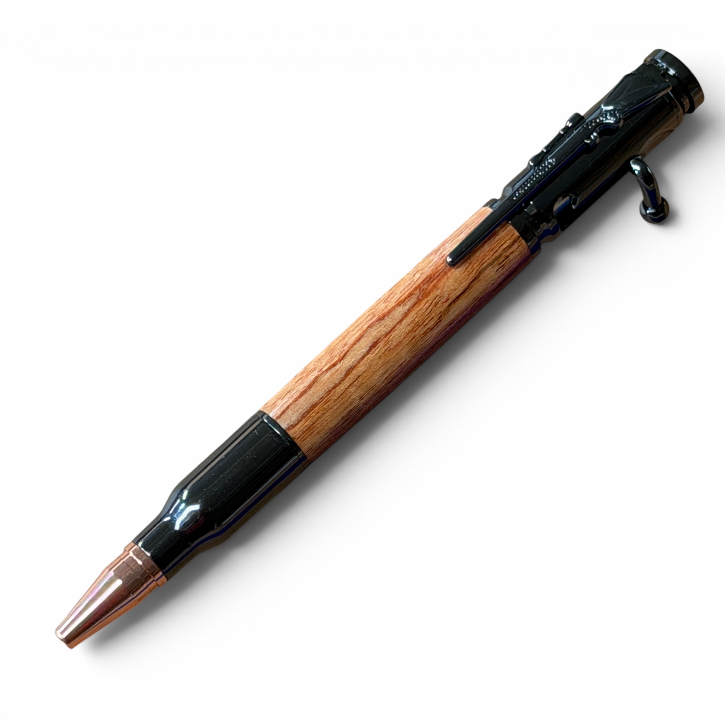 Bolt Action Gunmetal 2 Tone Purpleheart