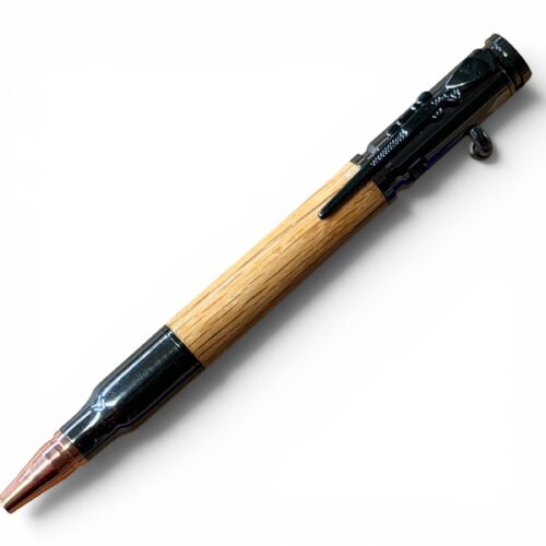 Bolt Action Gunmetal Michigan Red Oak