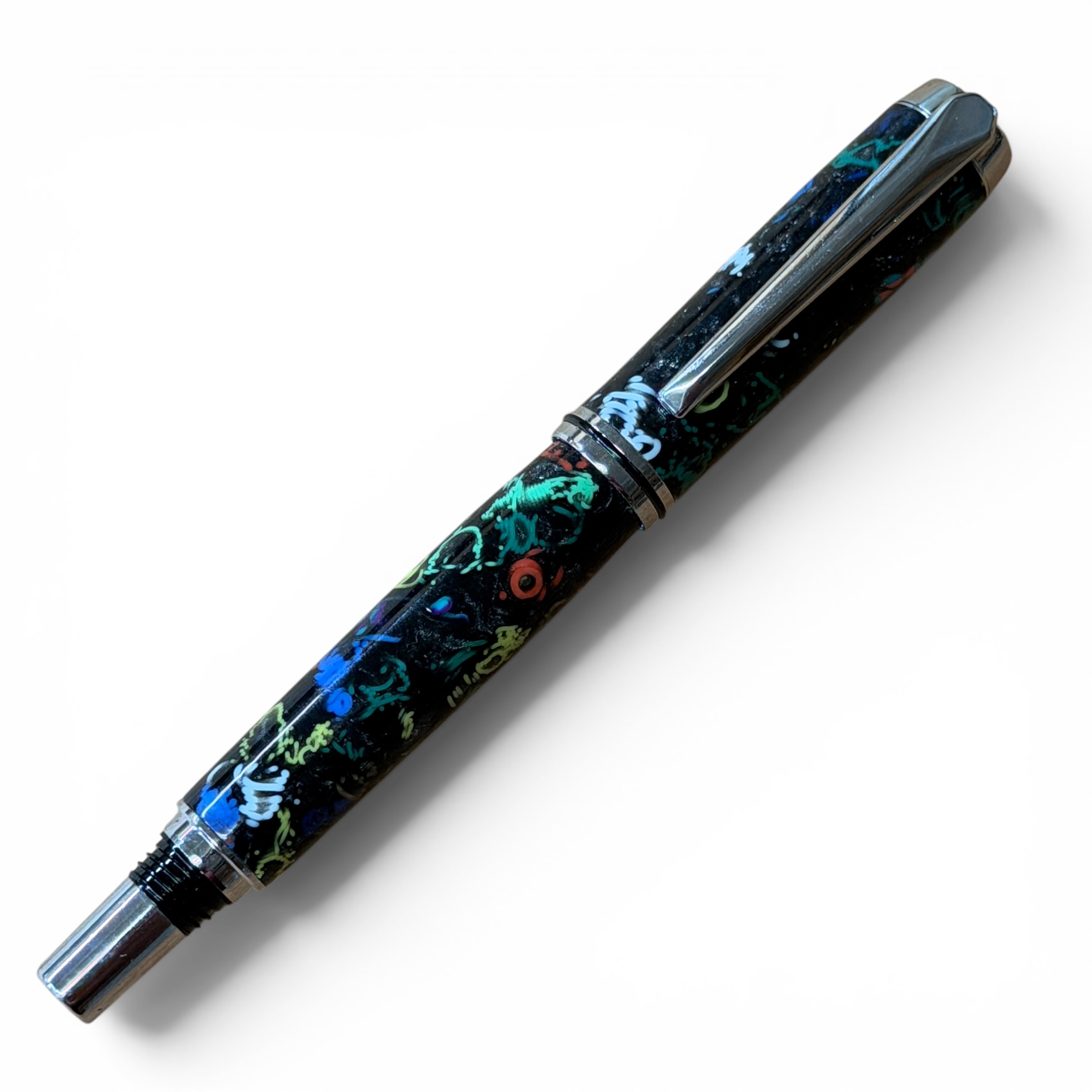 Select Fountain/Rollerball Pen Black Resin with 3d Printer Scrap