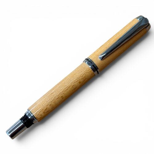 Fountain/Rollerball Chrome Reclaimed Piano Wood