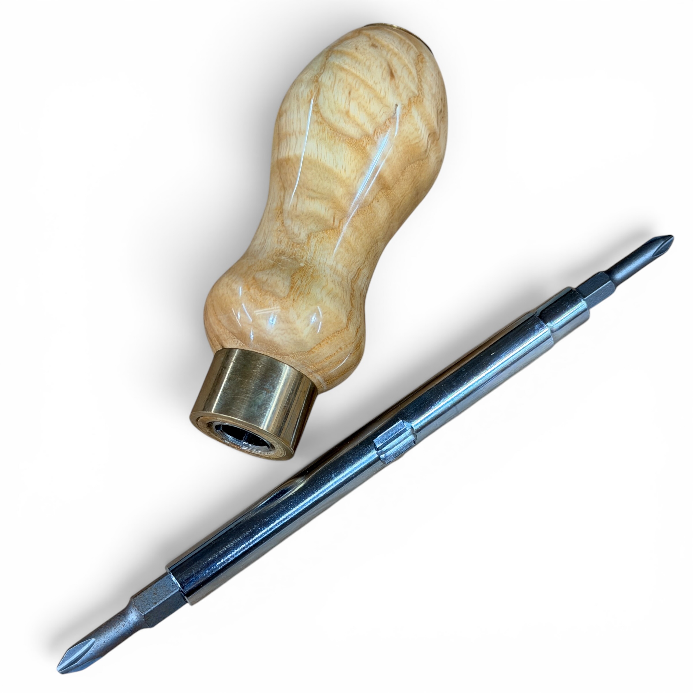 4 Way Screwdriver Michigan Ash Burl