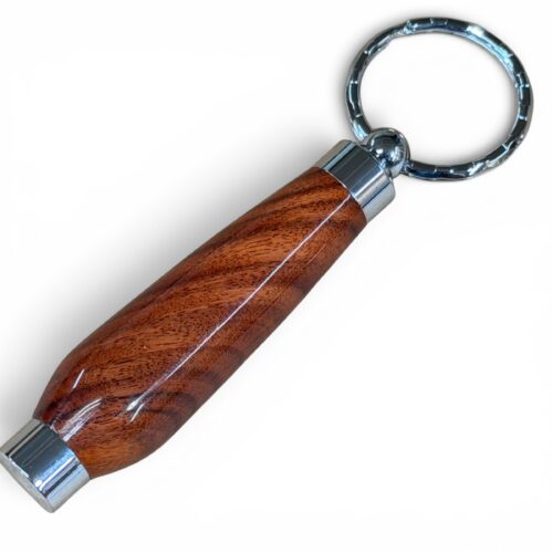 Secret Compartment Keychain Burmese Rosewood