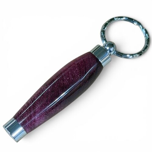 Secret Compartment Keychain Purpleheart