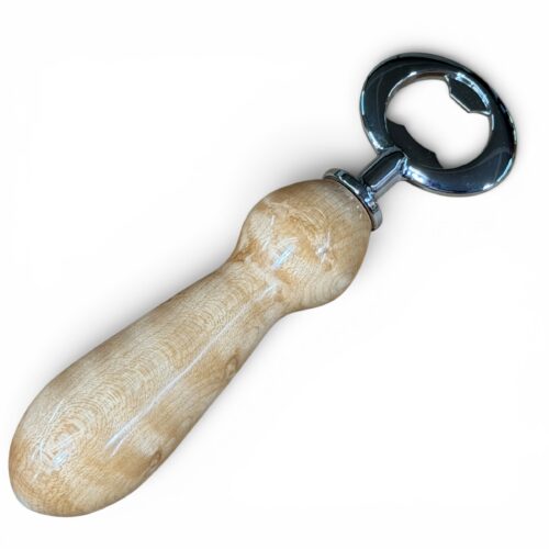 Heavy Duty Bottle Opener Birds Eye Maple
