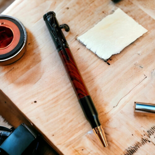 Bolt Action Black with Cocobolo