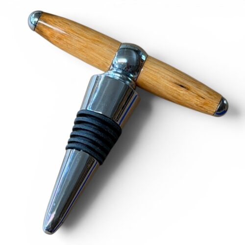 Corkscrew Bottle Stopper Michigan Ash