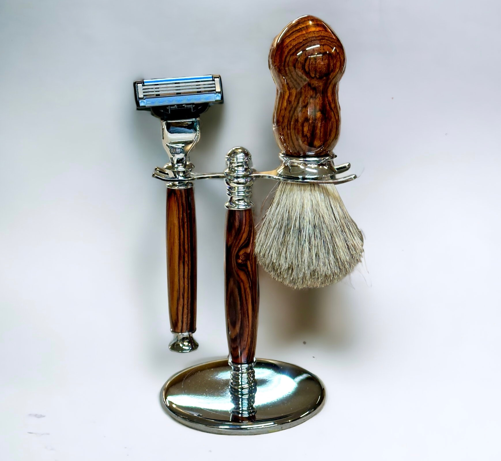 Cocobolo Shaving Set
